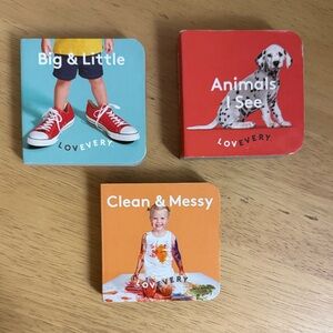 Set of Three Lovevery Mini Board Books